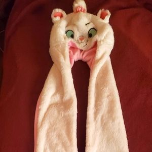 Maria White Plush Hat Long Ears Disney